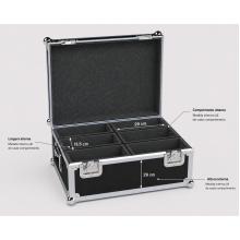 CASE 12 PAR LED SLIM  NAVAL PRIME