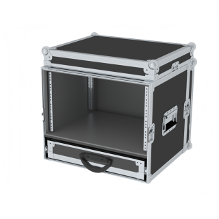 HARD CASE RACK  PERIFÉRICOS 6U 35 CM 1 GAVETA PRIME