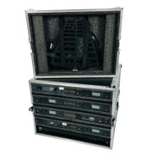 HARD CASE RACK 8 BASES 3U COM RECORTE PRIME