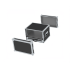 CASE RACK 4U 35 CM REGUA FRENTE FUNDO GAVETA 7,5 PRIME NAVAL
